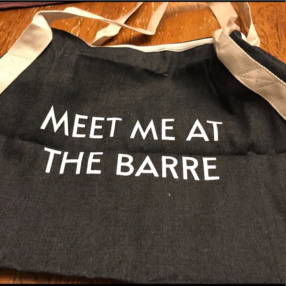 Private Party “Meet me at the Barre” gym bag